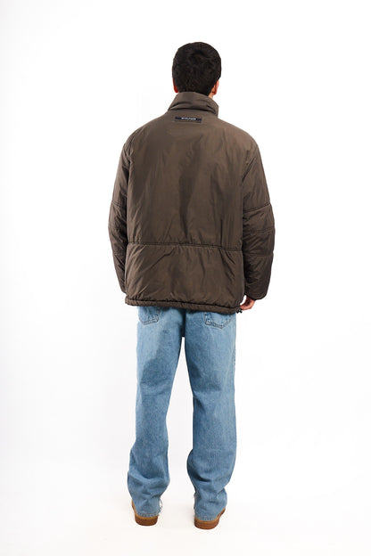 1990 Vintage Tommy Coldstop Gray Puffer Jacket (L)