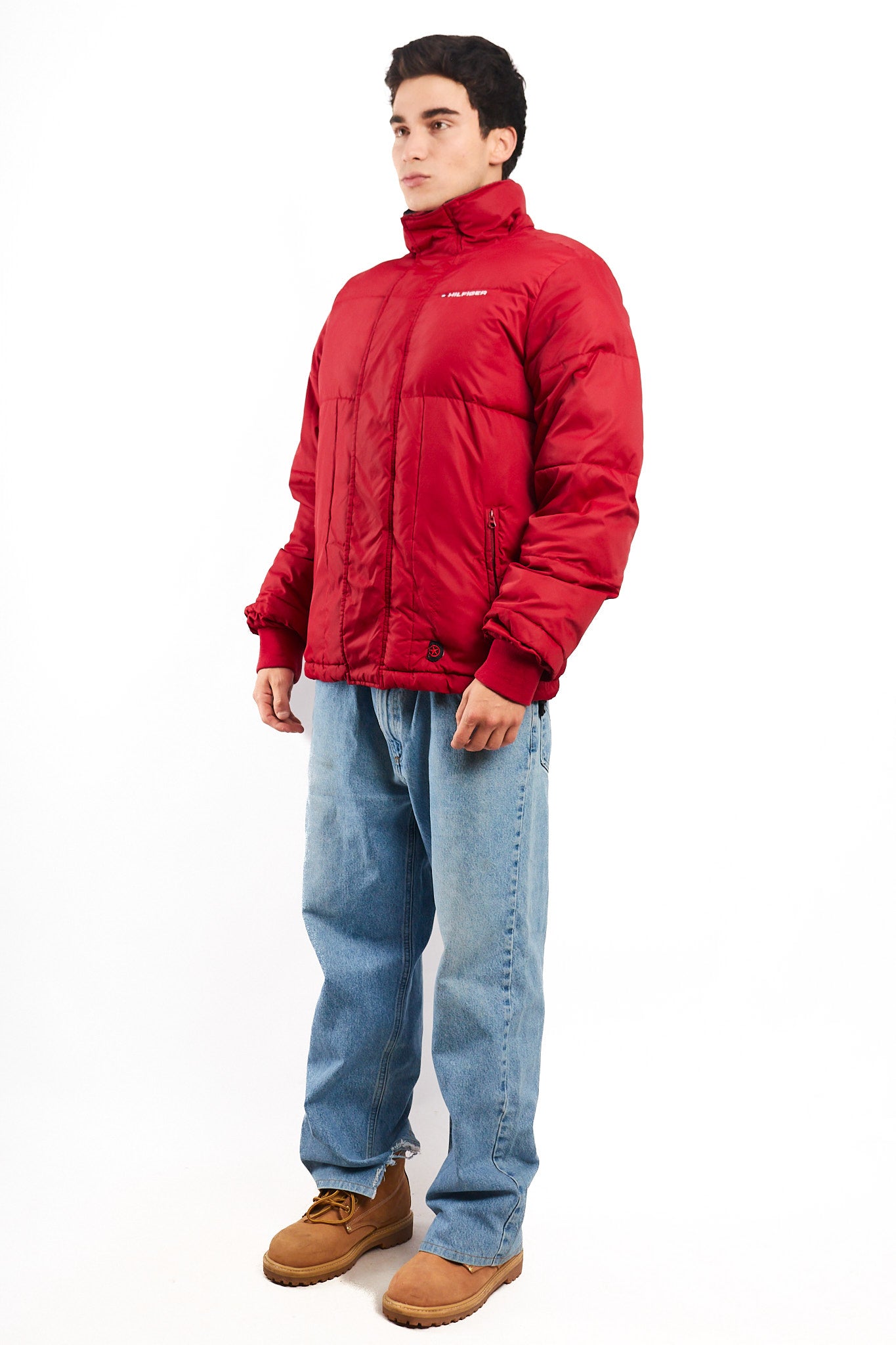 2000 Vintage Tommy Red Puffer Jacket (M/L)