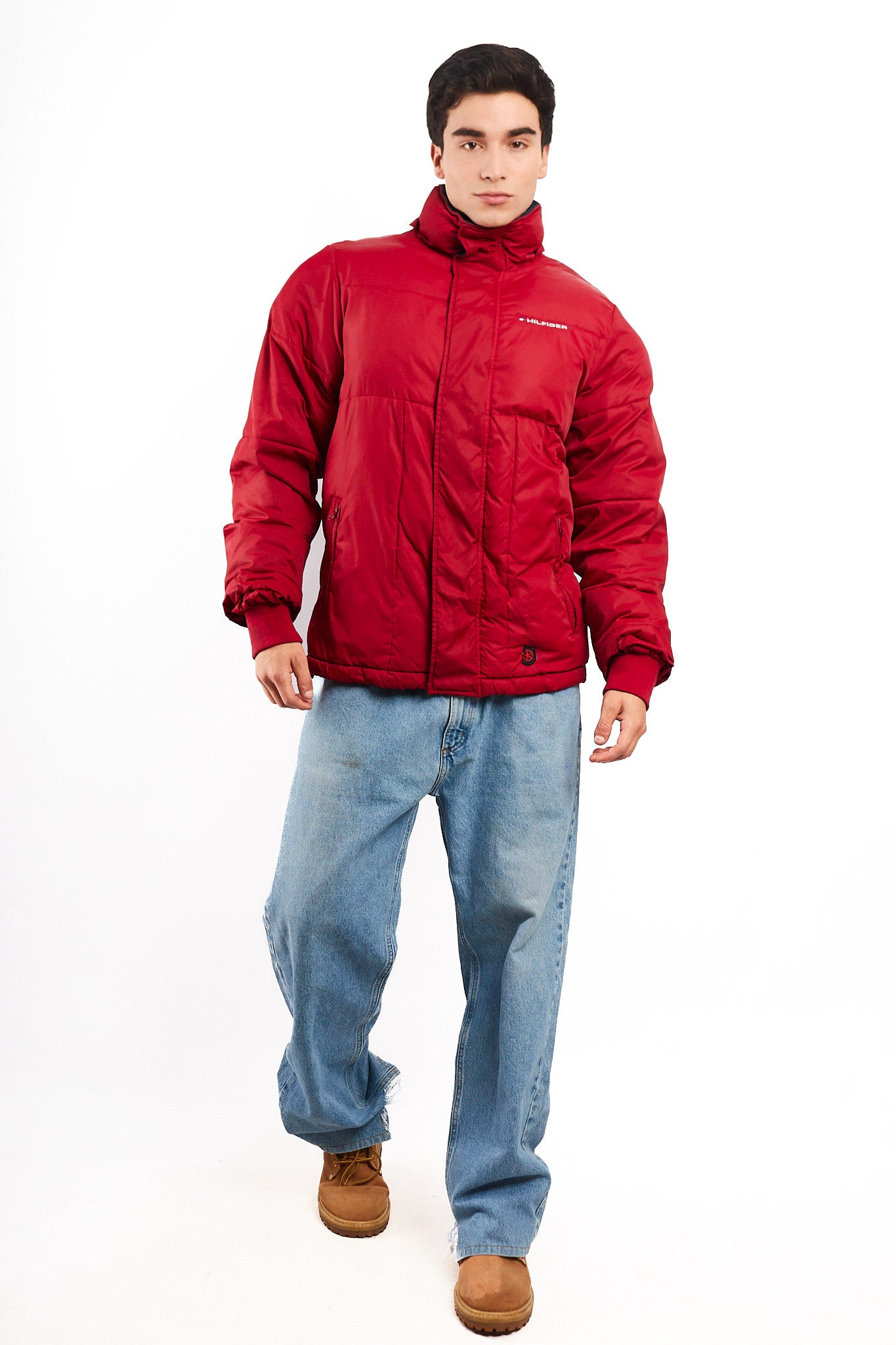 2000 Vintage Tommy Red Puffer Jacket (M/L)