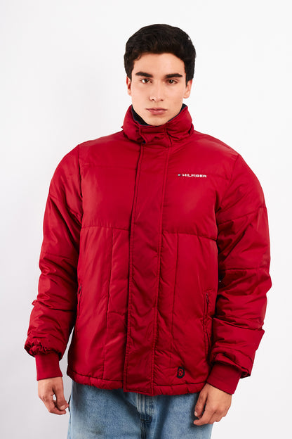2000 Vintage Tommy Red Puffer Jacket (M/L)
