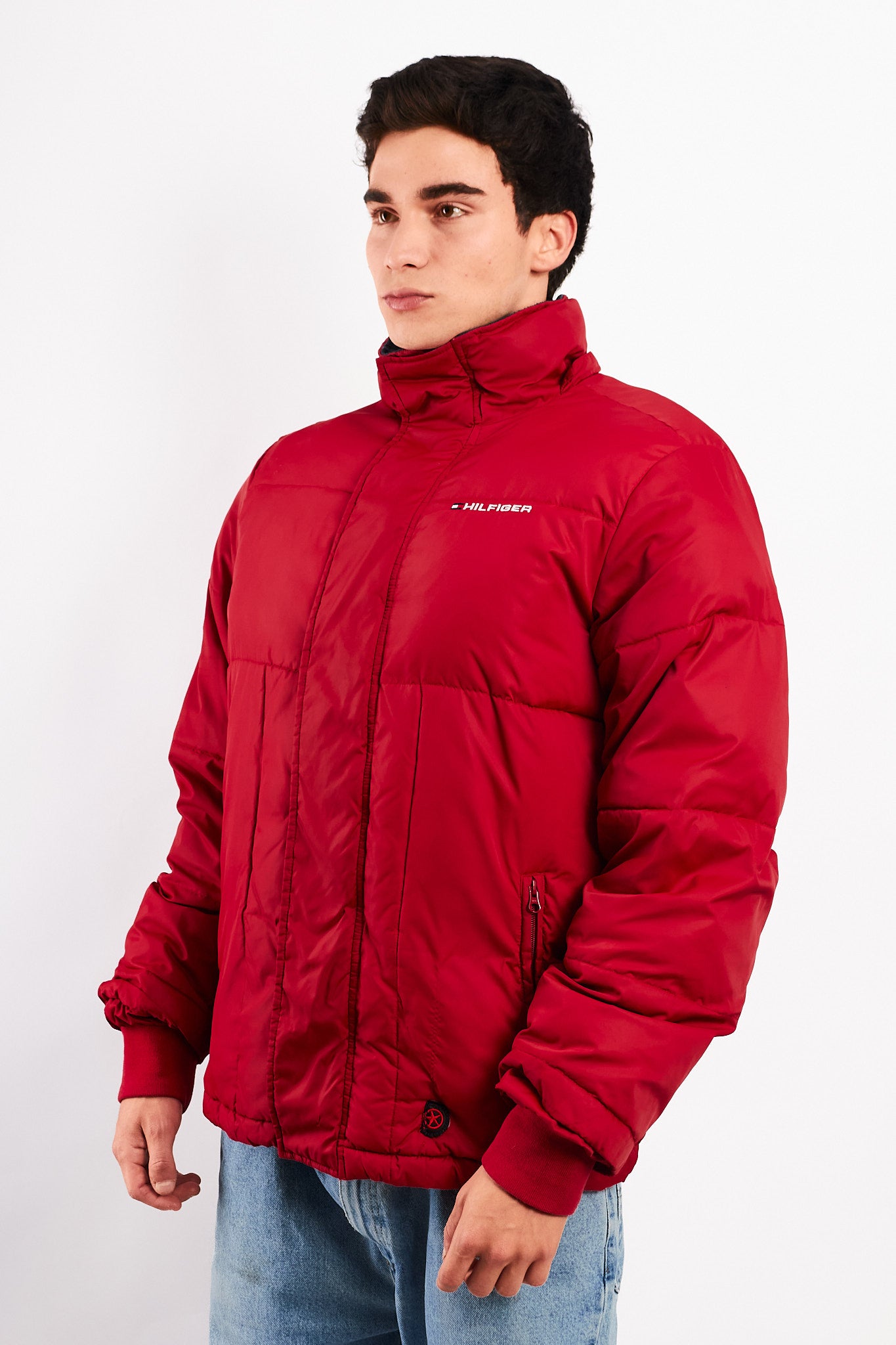 2000 Vintage Tommy Red Puffer Jacket (M/L)