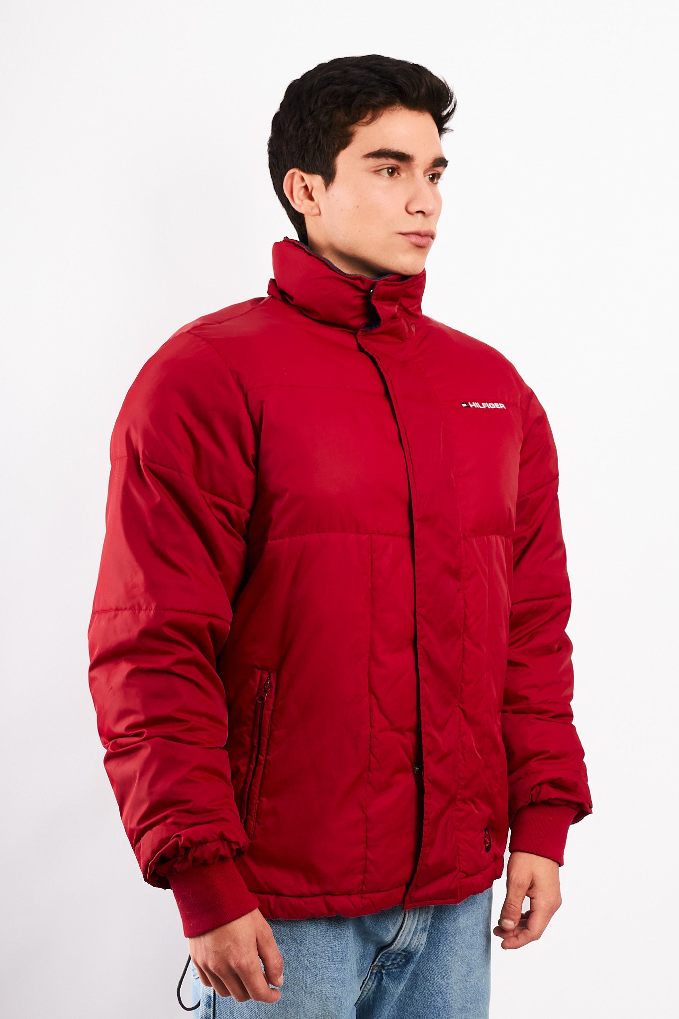 2000 Vintage Tommy Red Puffer Jacket (M/L)