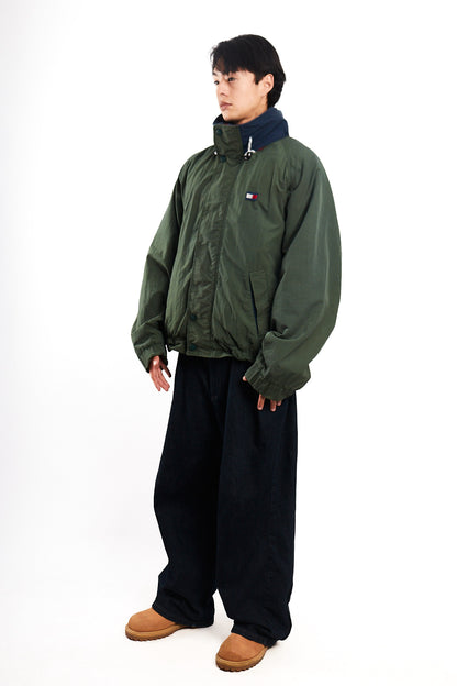 1990 Vintage Tommy Hilfiger Forest Green Padded Jacket (L/XL)