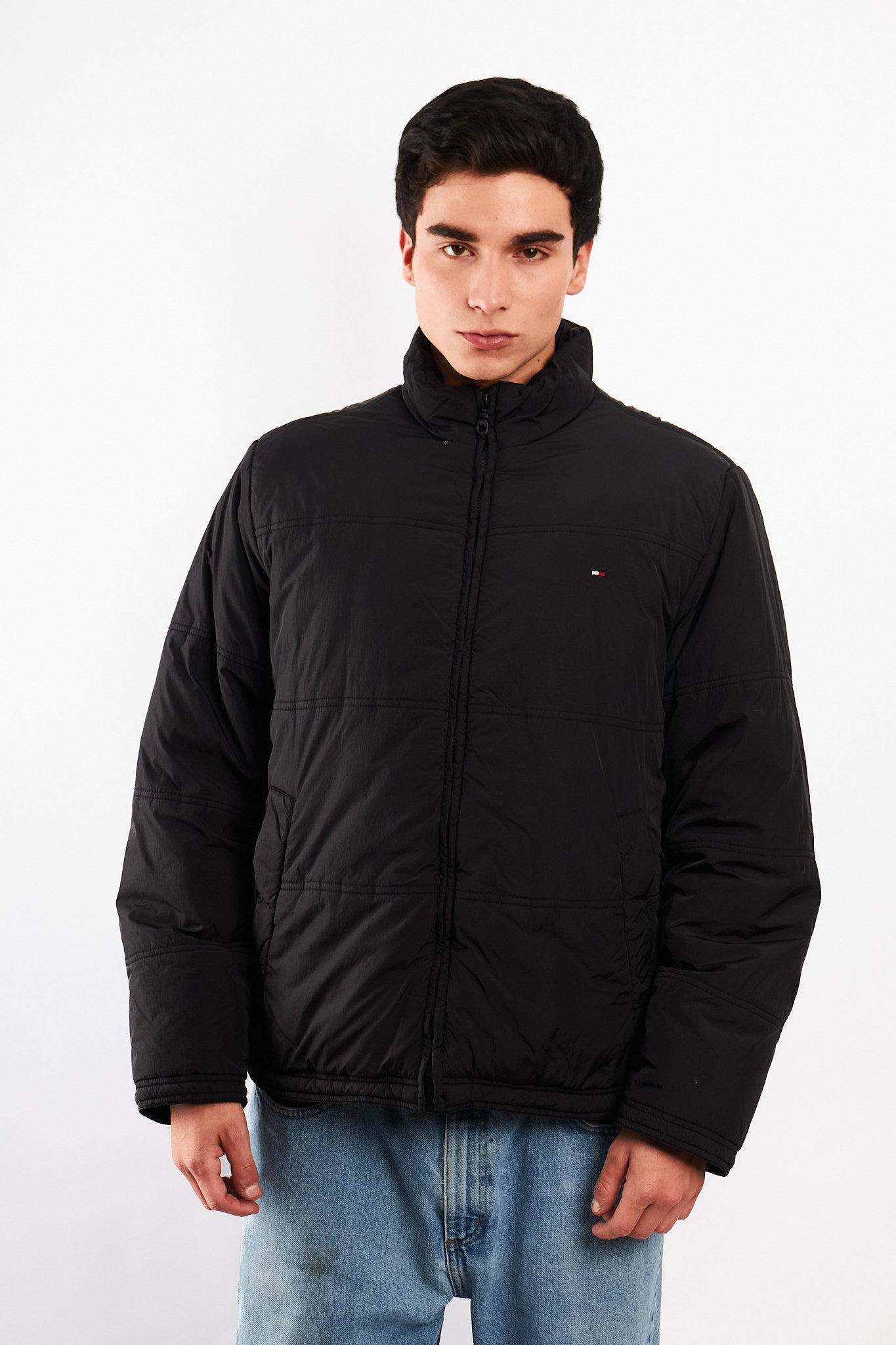 2010 Tommy Hilfiger Black Puffer Jacket (M/L)