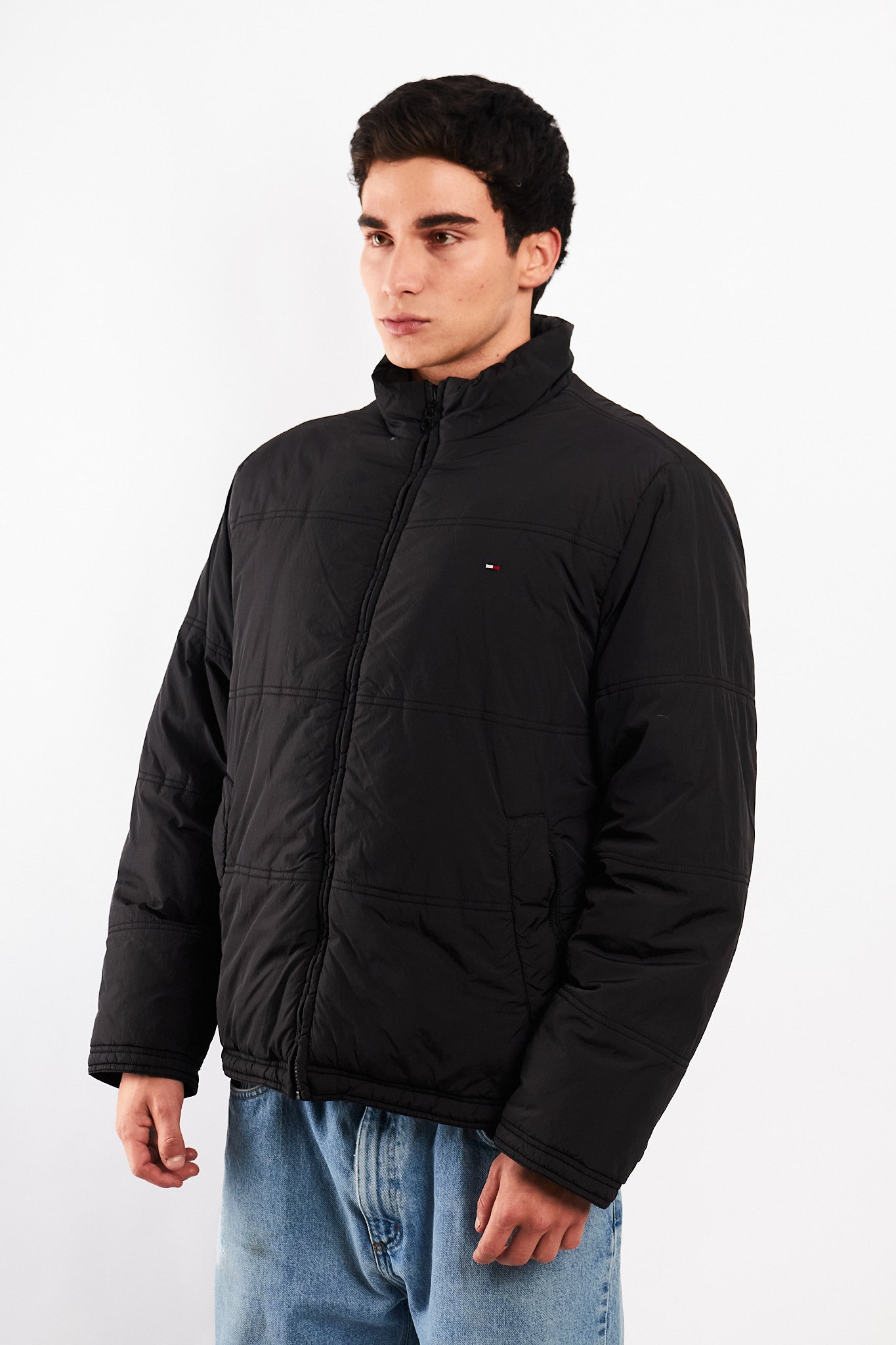 2010 Tommy Hilfiger Black Puffer Jacket (M/L)