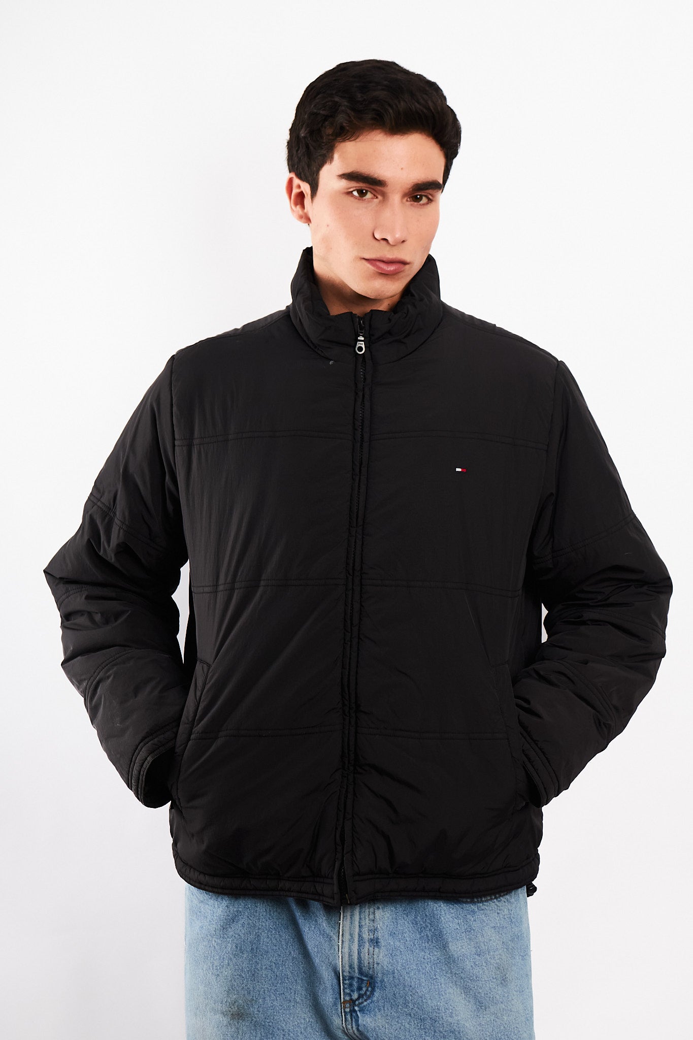 2010 Tommy Hilfiger Black Puffer Jacket (M/L)