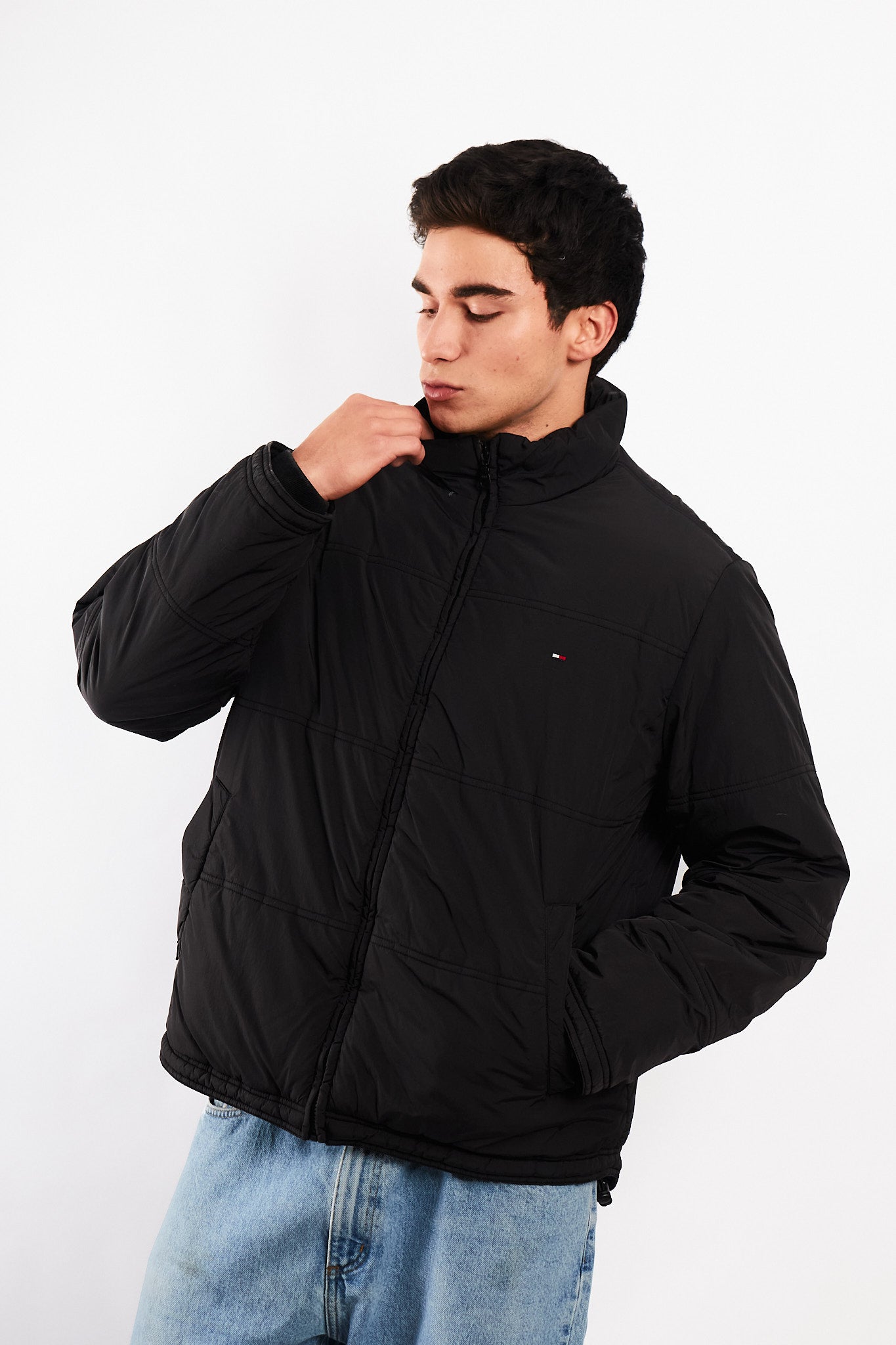 2010 Tommy Hilfiger Black Puffer Jacket (M/L)
