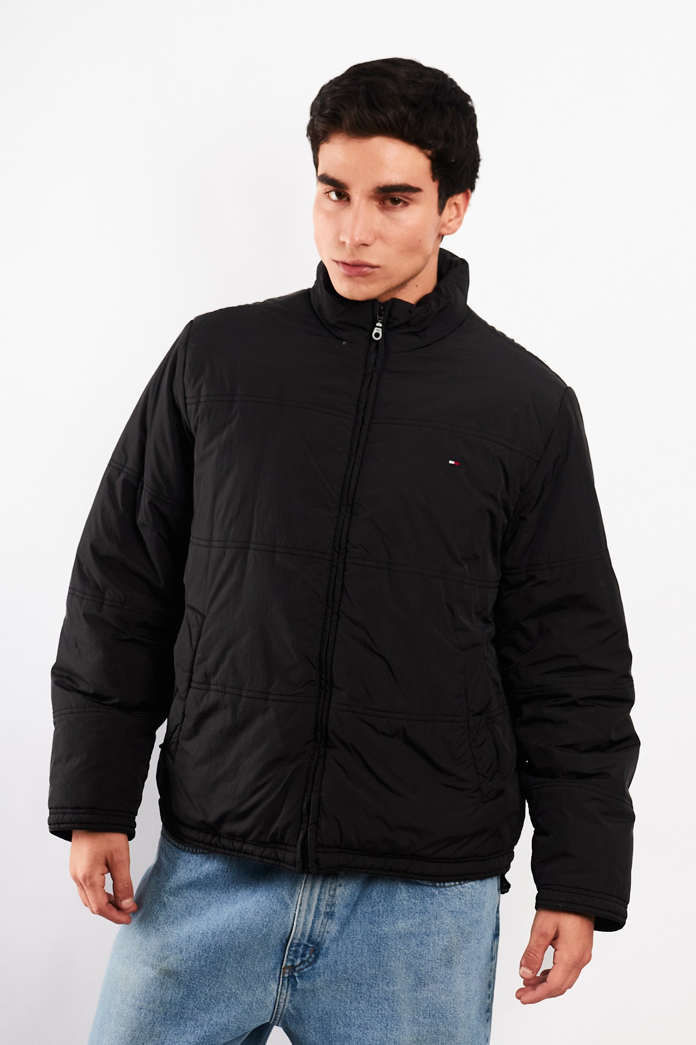2010 Tommy Hilfiger Black Puffer Jacket (M/L)