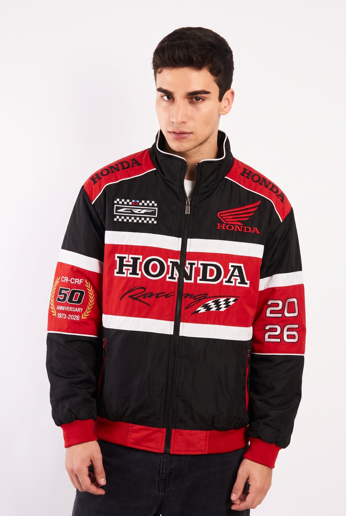 Honda Racing CRF Motocross Black Edition Racer Jacket