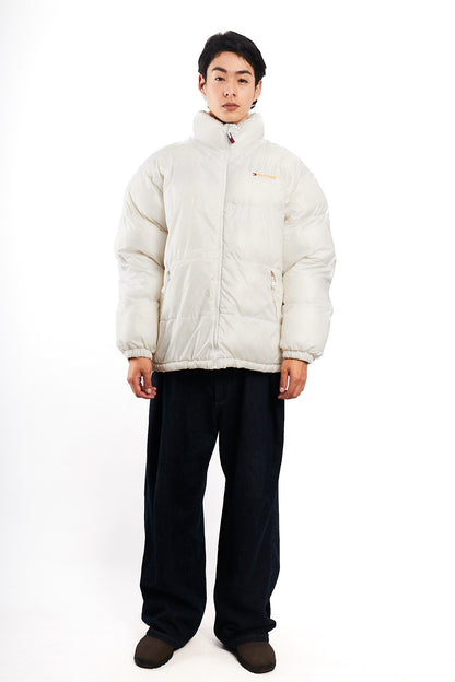 2000 Vintage Tommy Hilfiger White Puffer Jacket (M/L)