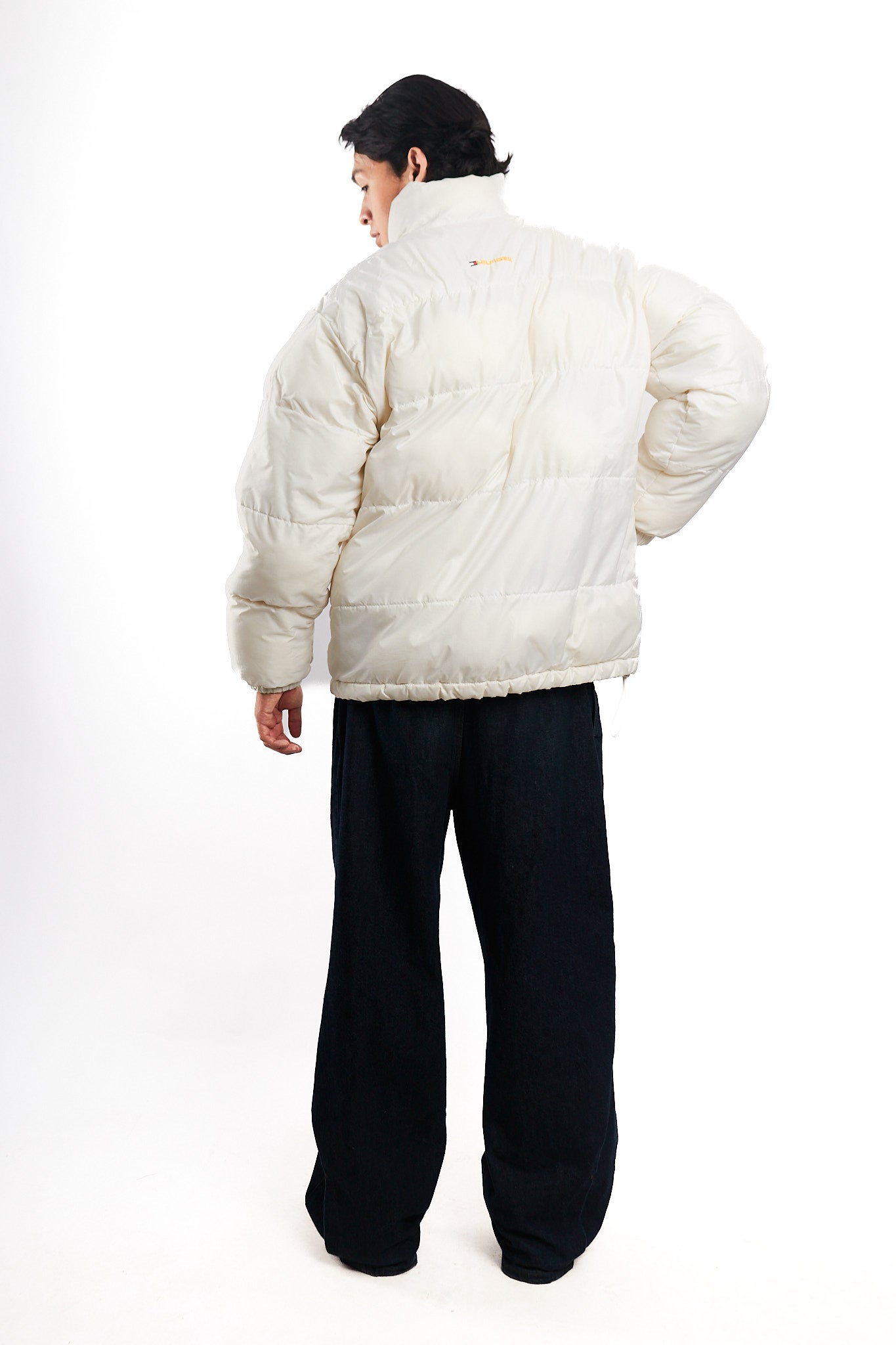 2000 Vintage Tommy Hilfiger White Puffer Jacket (M/L)