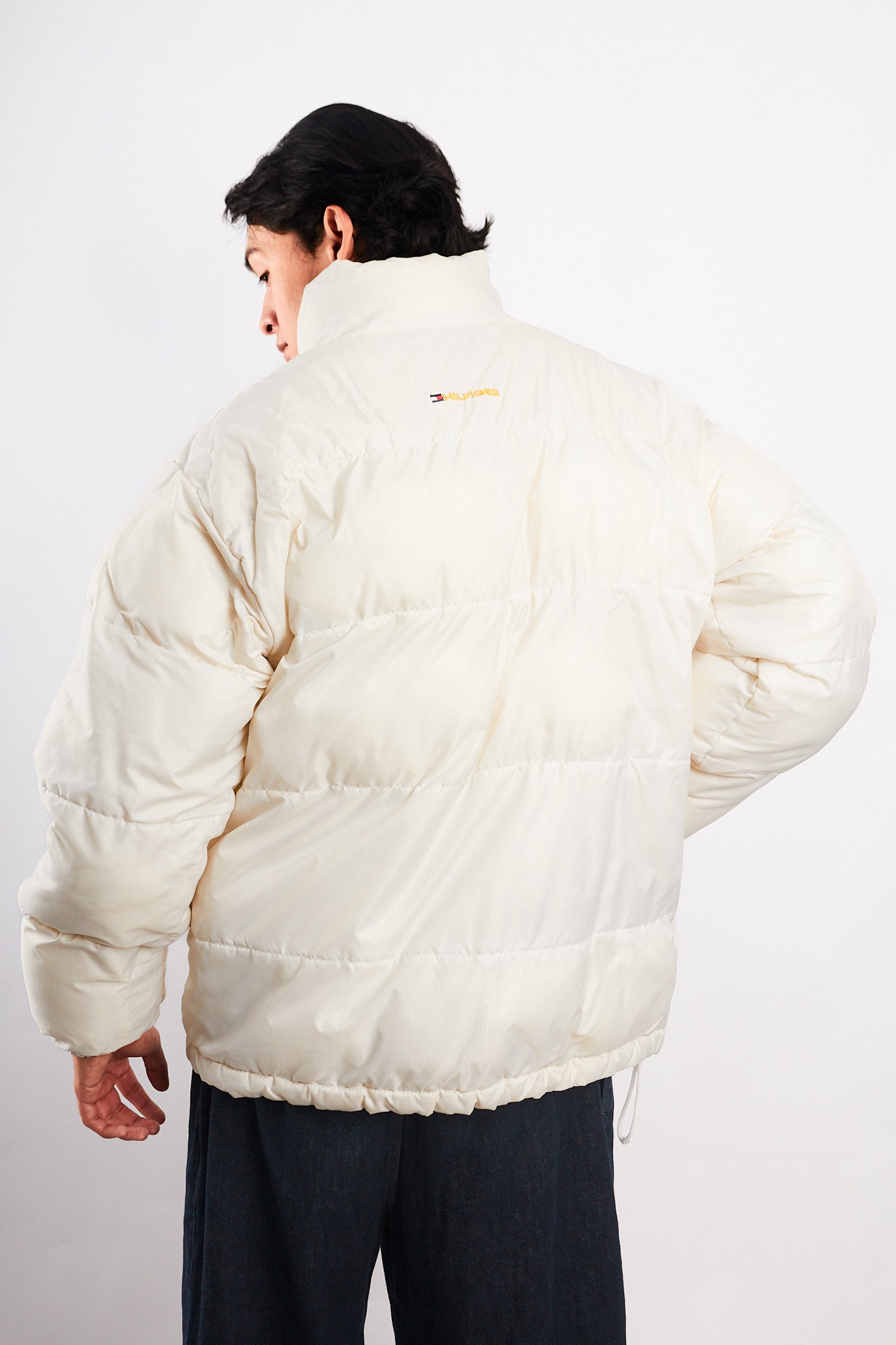 2000 Vintage Tommy Hilfiger White Puffer Jacket (M/L)