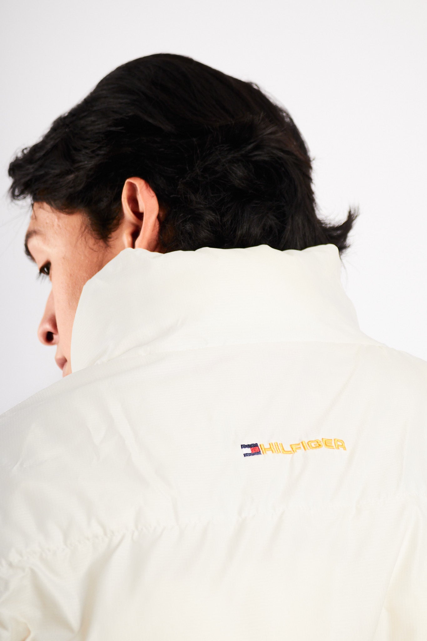 2000 Vintage Tommy Hilfiger White Puffer Jacket (M/L)