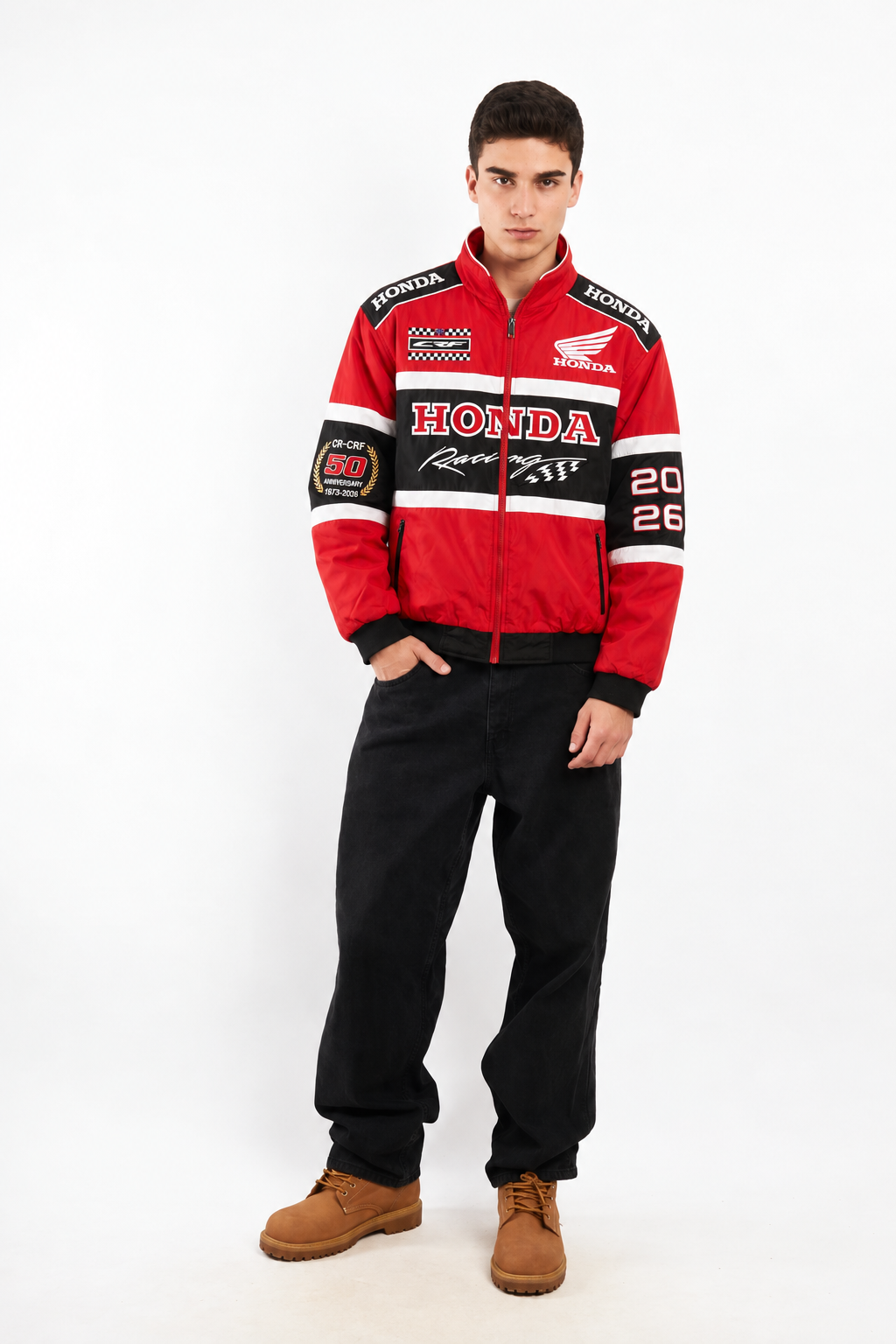 Honda Racing CRF Motocross Red Edition Racer Jacket