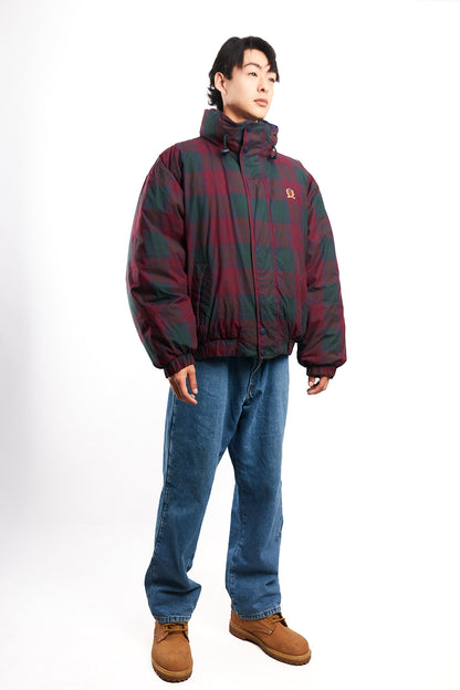 1990 Vintage Tommy Hilfiger Colorblock Reversible Down Puffer Jacket (L/XL)