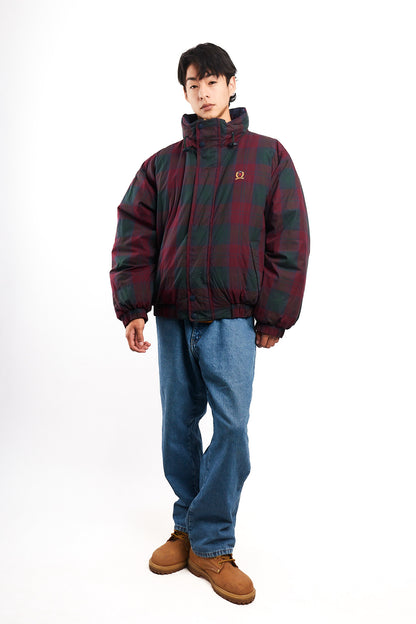 1990 Vintage Tommy Hilfiger Colorblock Reversible Down Puffer Jacket (L/XL)