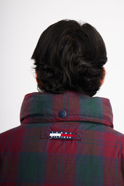 1990 Vintage Tommy Hilfiger Colorblock Reversible Down Puffer Jacket (L/XL)
