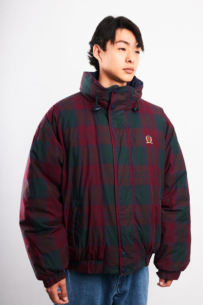 1990 Vintage Tommy Hilfiger Colorblock Reversible Down Puffer Jacket (L/XL)