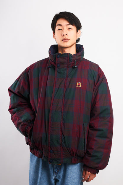 1990 Vintage Tommy Hilfiger Colorblock Reversible Down Puffer Jacket (L/XL)