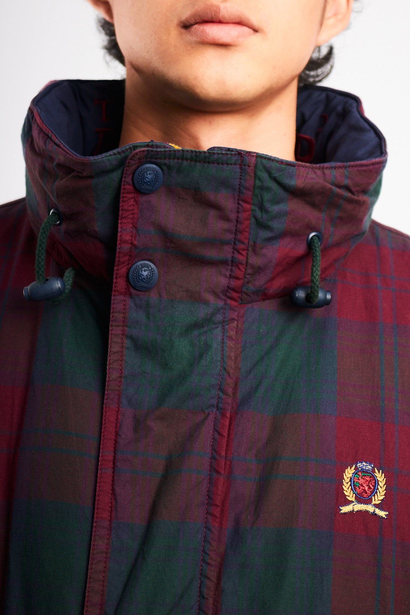 1990 Vintage Tommy Hilfiger Colorblock Reversible Down Puffer Jacket (L/XL)