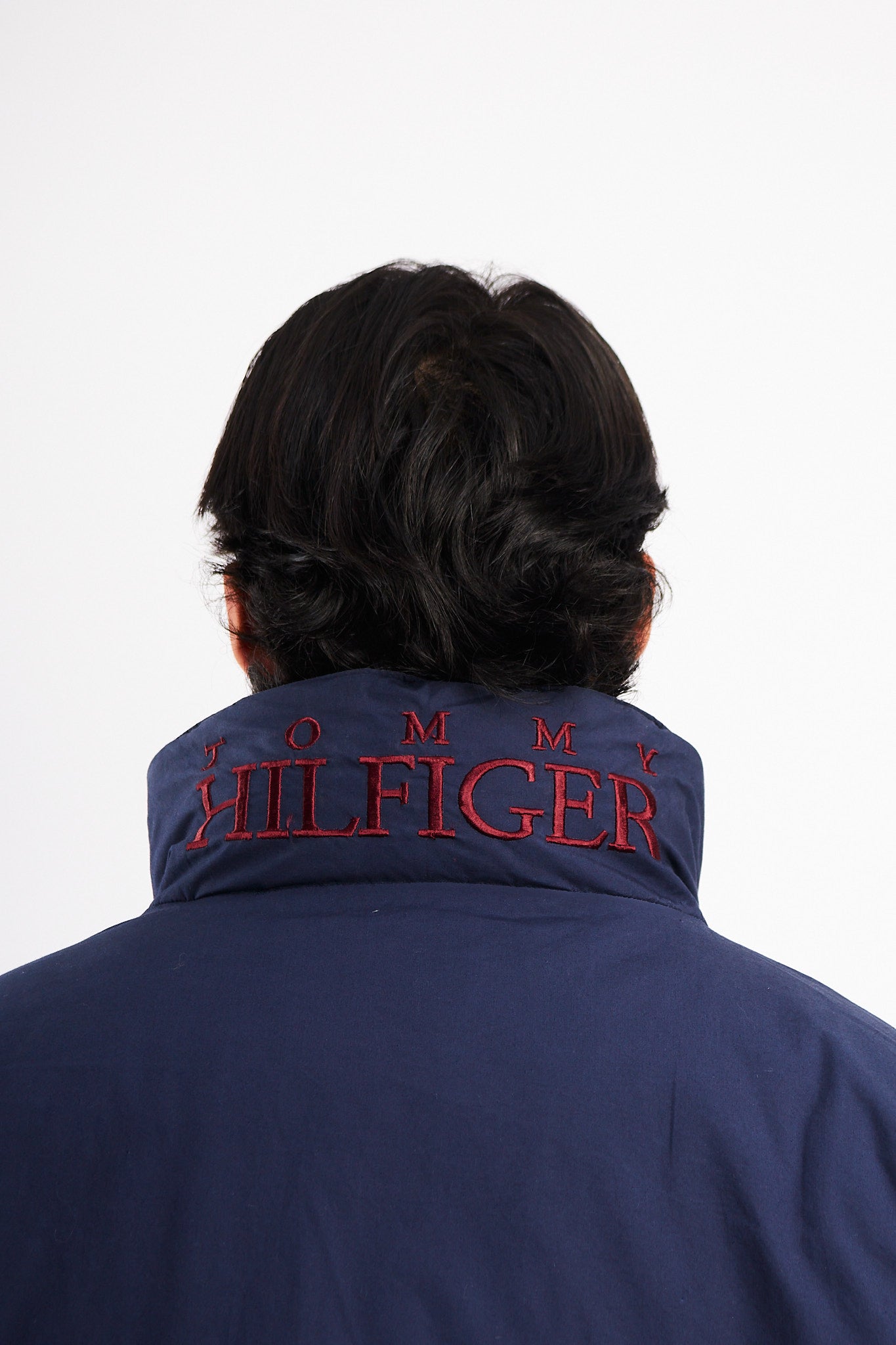 1990 Vintage Tommy Hilfiger Colorblock Reversible Down Puffer Jacket (L/XL)