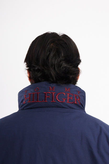 1990 Vintage Tommy Hilfiger Colorblock Reversible Down Puffer Jacket (L/XL)