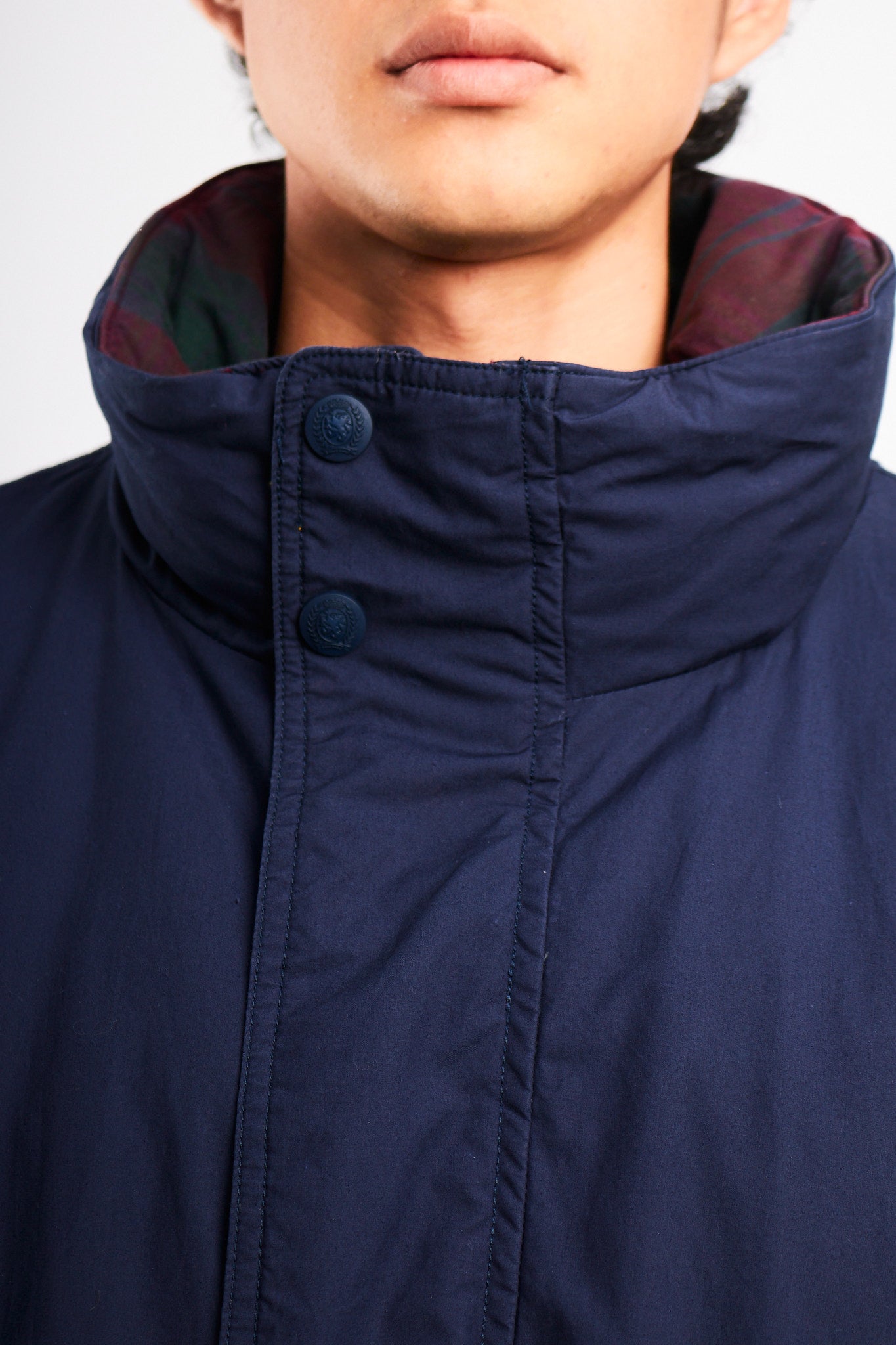 1990 Vintage Tommy Hilfiger Colorblock Reversible Down Puffer Jacket (L/XL)