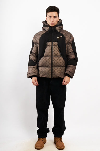 2019 Louis Vuitton Virgil Abloh Heated Monogram Down Puffer Jacket (M/L)