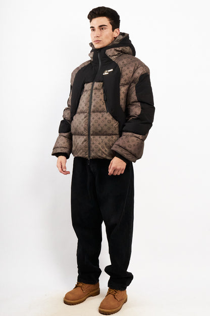 2019 Louis Vuitton Virgil Abloh Heated Monogram Down Puffer Jacket (M/L)