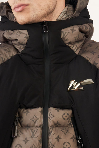 2019 Louis Vuitton Virgil Abloh Heated Monogram Down Puffer Jacket (M/L)
