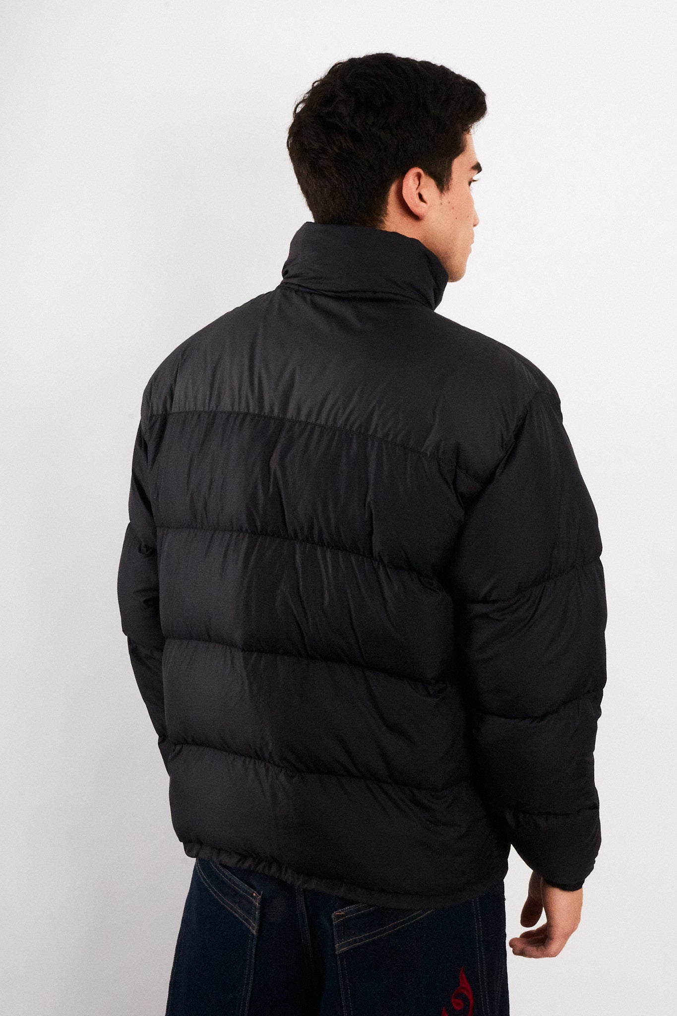 1990 Vintage The North Face Black Down Puffer Jacket (M/L)