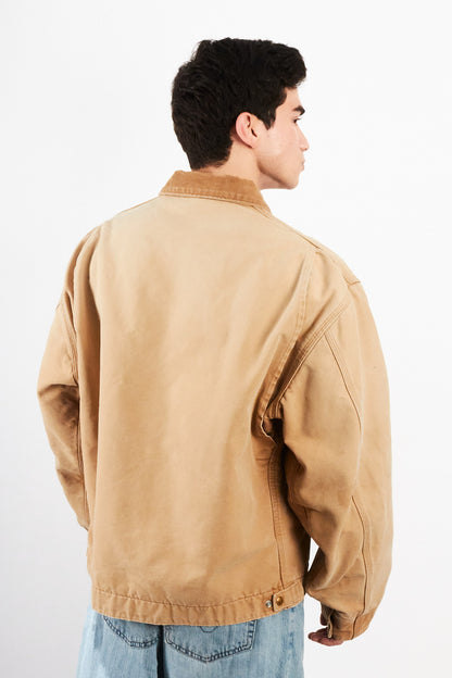 1990's Vintage Carhartt Light Brown Detroit Jacket (L/XL)