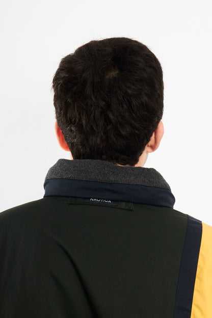 1990 Vintage Nautica Reversible Impermeable Colorblock/Polar Jacket (M)