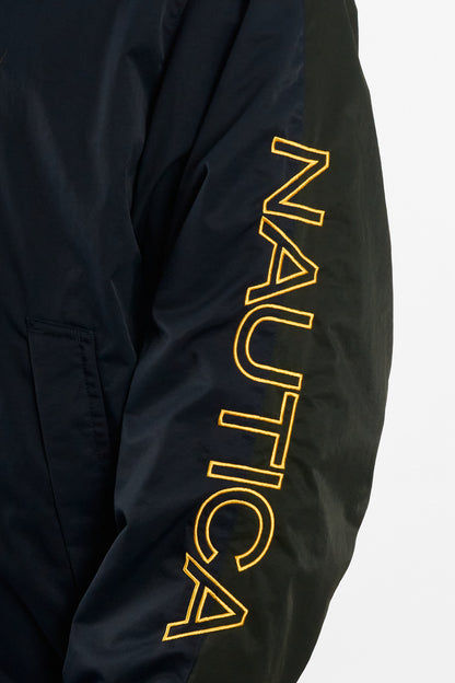 1990 Vintage Nautica Reversible Impermeable Colorblock/Polar Jacket (M)
