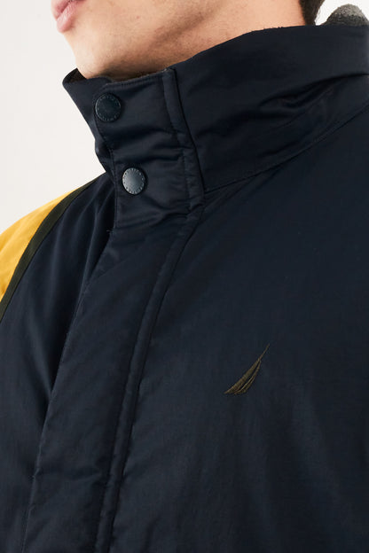 1990 Vintage Nautica Reversible Impermeable Colorblock/Polar Jacket (M)