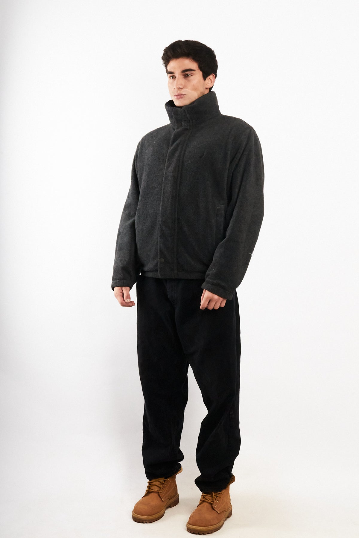 1990 Vintage Nautica Reversible Impermeable Colorblock/Polar Jacket (M)