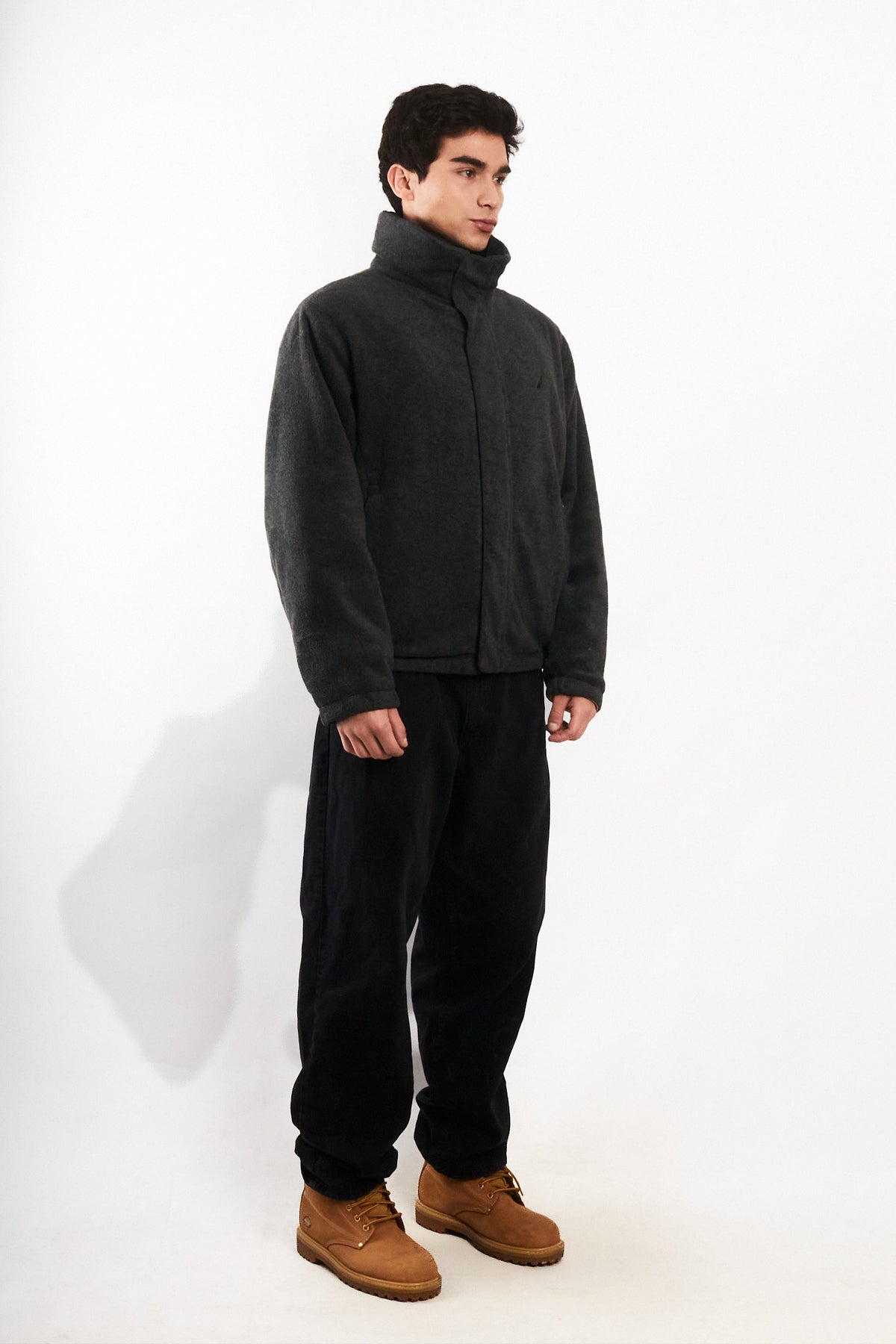 1990 Vintage Nautica Reversible Impermeable Colorblock/Polar Jacket (M)
