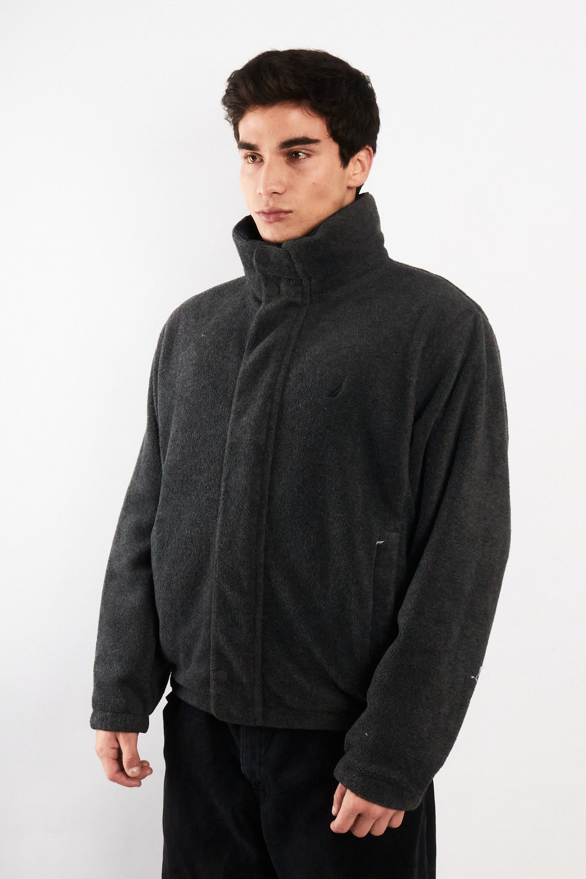 1990 Vintage Nautica Reversible Impermeable Colorblock/Polar Jacket (M)