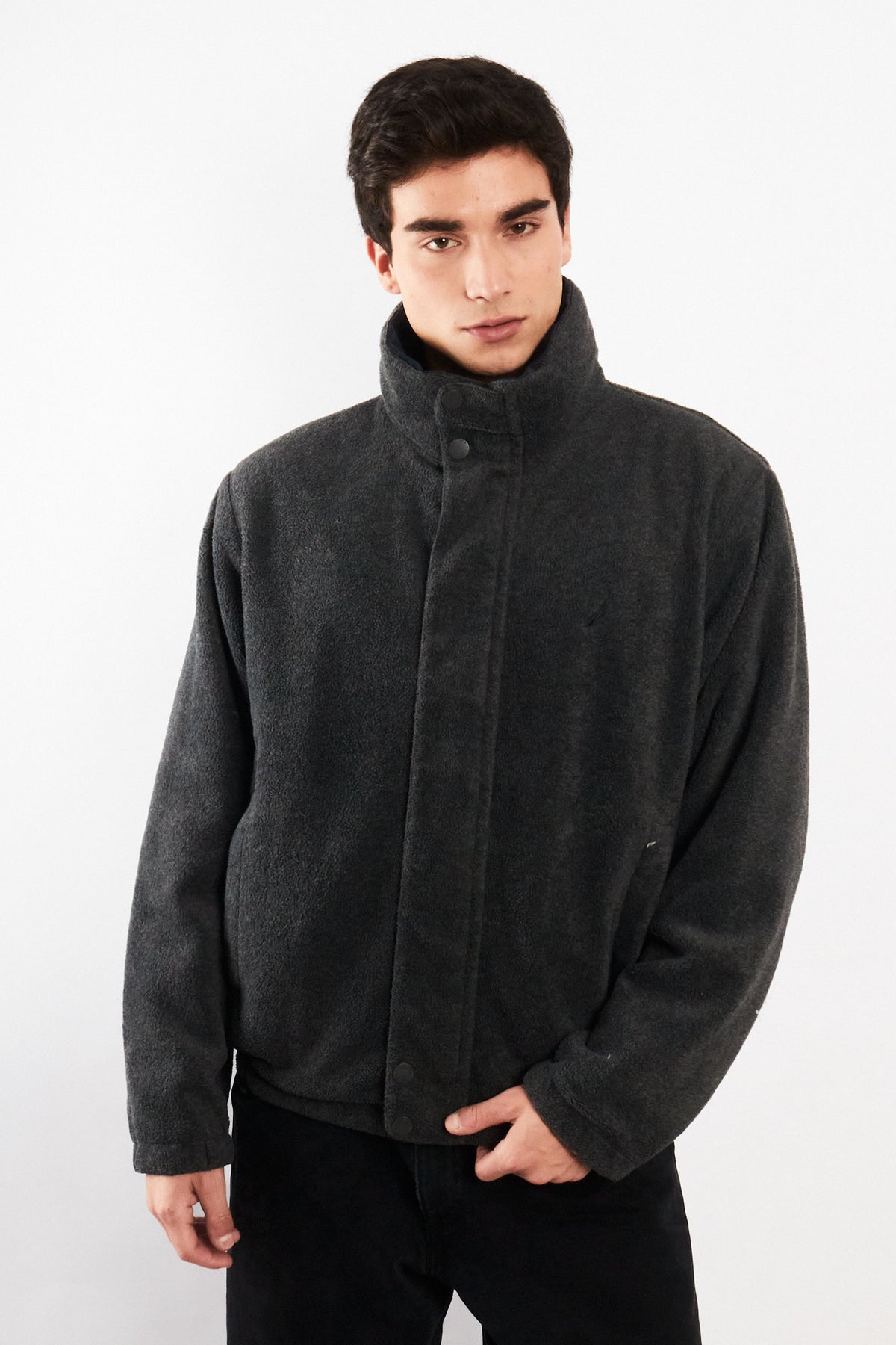 1990 Vintage Nautica Reversible Impermeable Colorblock/Polar Jacket (M)