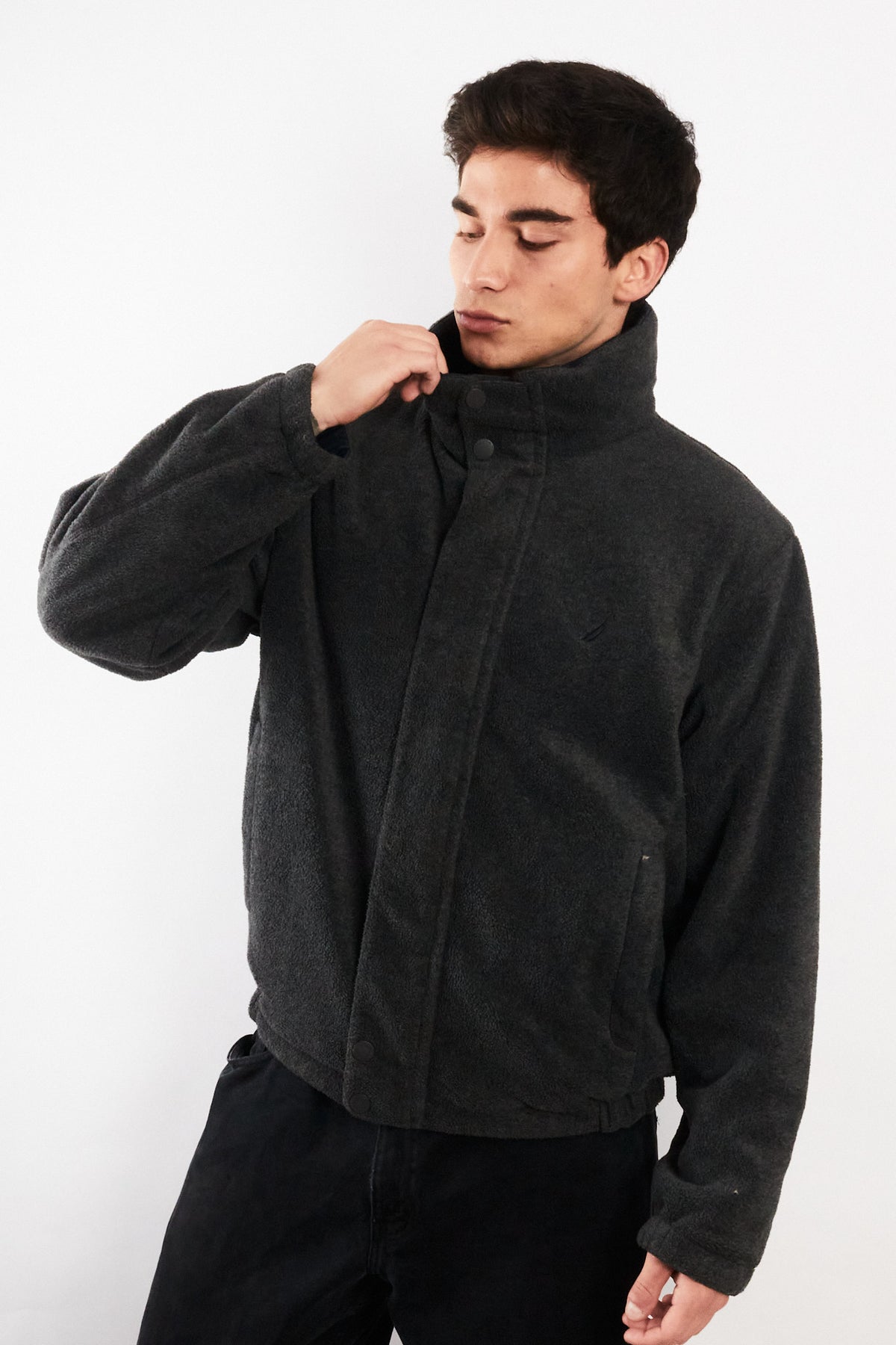 1990 Vintage Nautica Reversible Impermeable Colorblock/Polar Jacket (M)