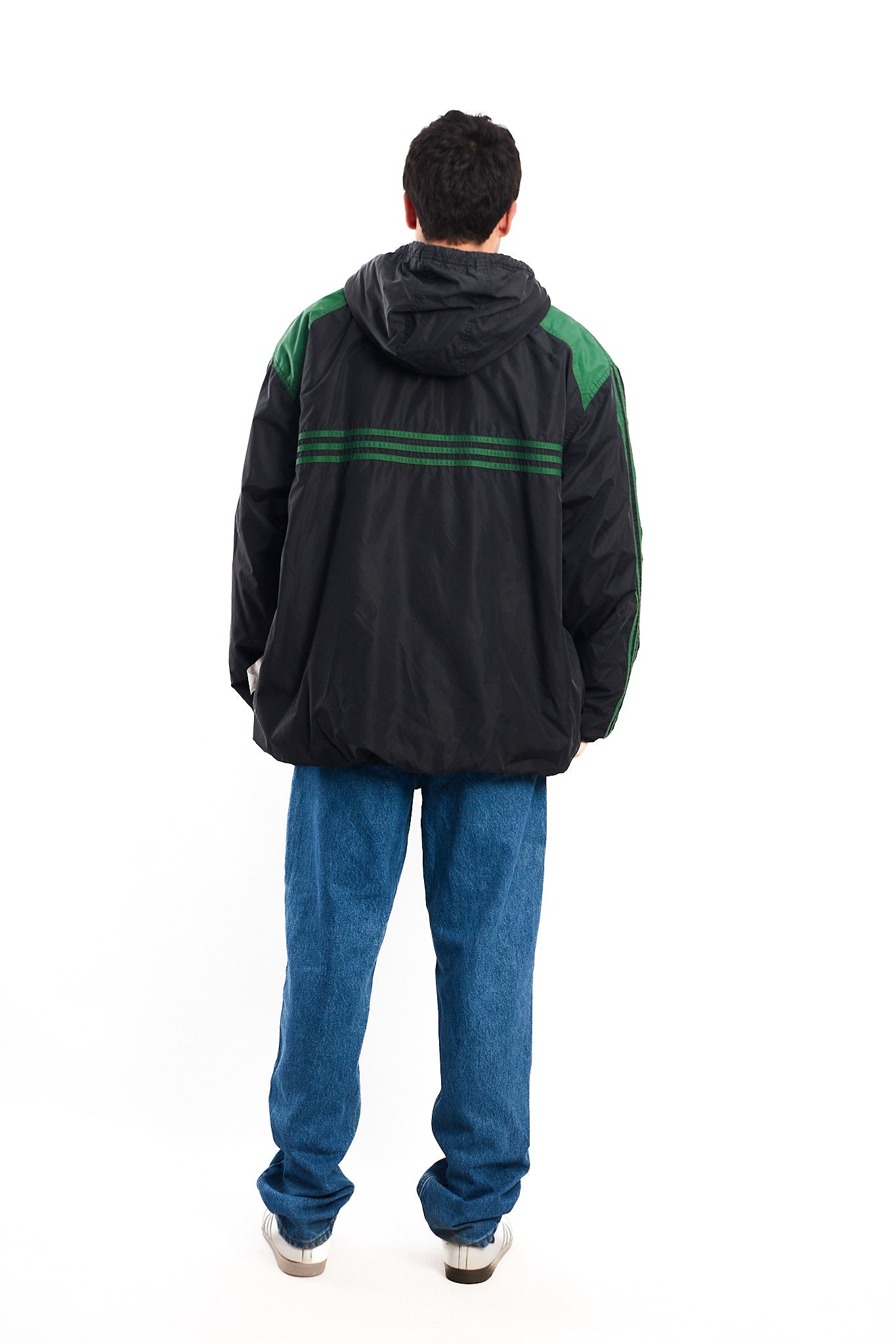 1990 Adidas Vintage Reversible Windbreaker/ Big Logo Jacket (XL/XXL)