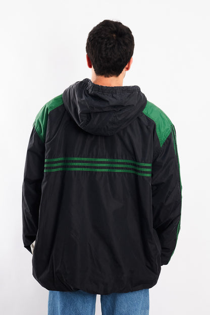 1990 Adidas Vintage Reversible Windbreaker/ Big Logo Jacket (XL/XXL)