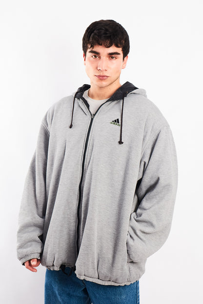 1990 Adidas Vintage Reversible Windbreaker/ Big Logo Jacket (XL/XXL)