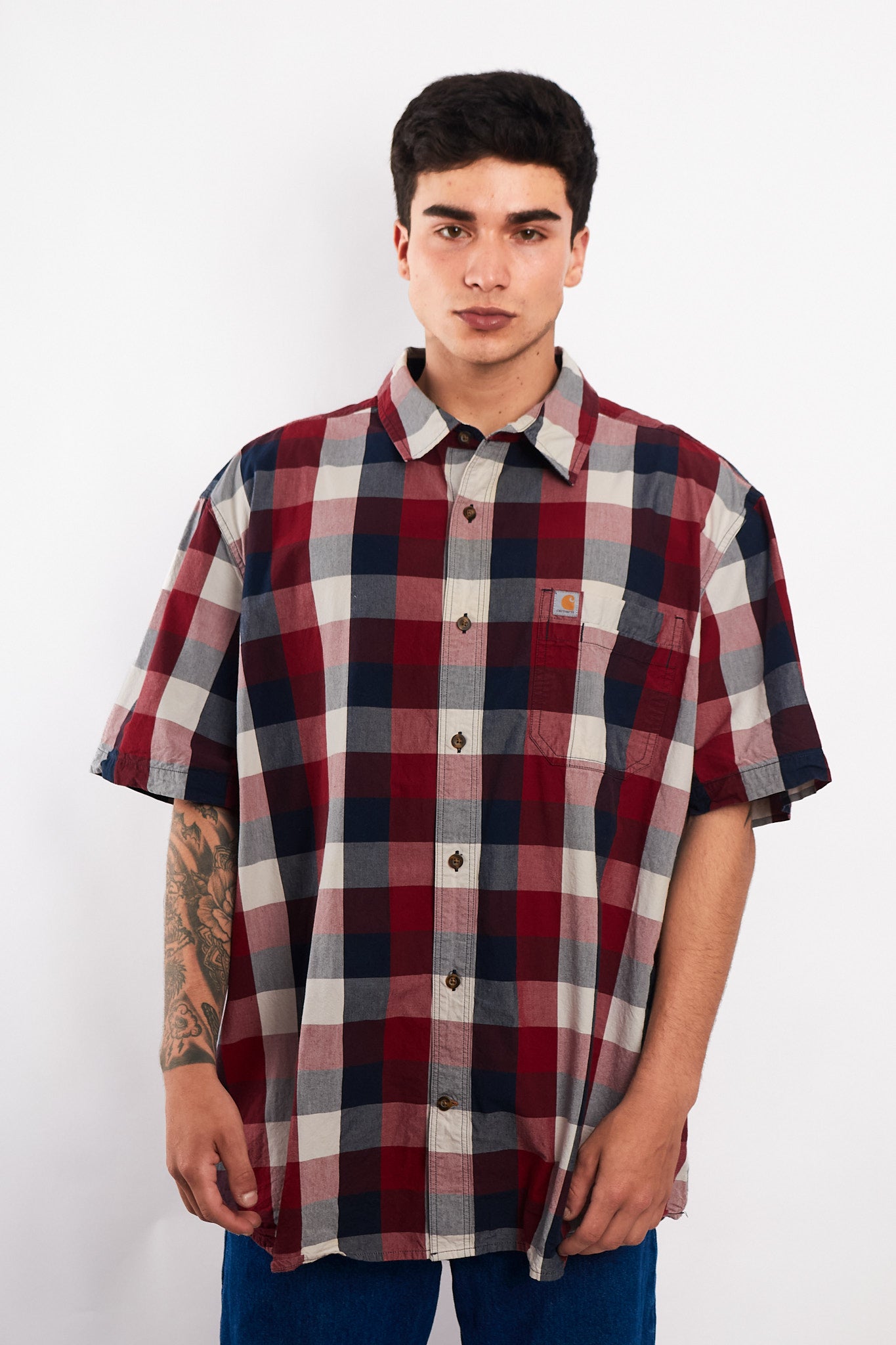 2000 Carhartt Plaid Shirt (L/XL)