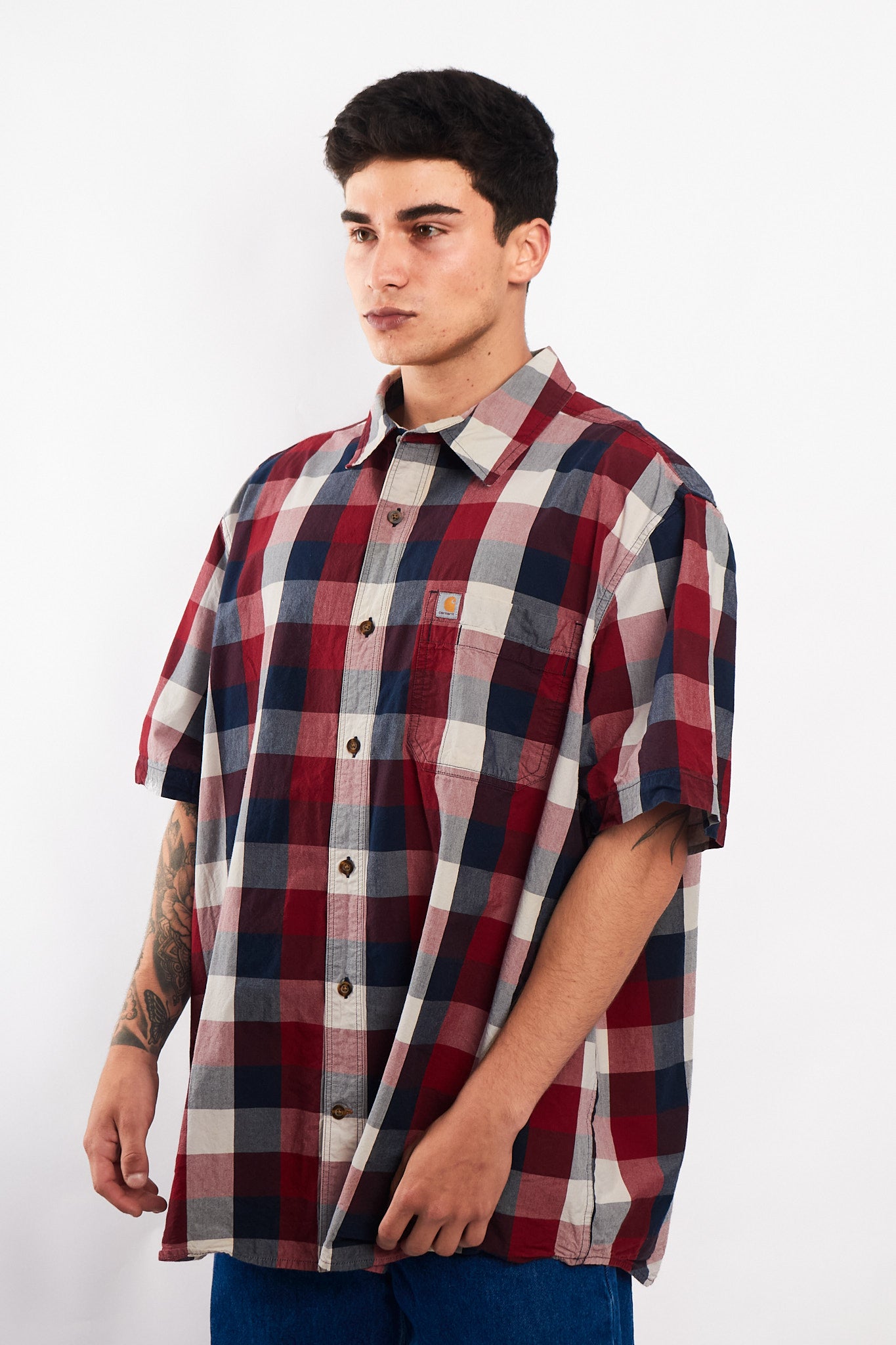 2000 Carhartt Plaid Shirt (L/XL)