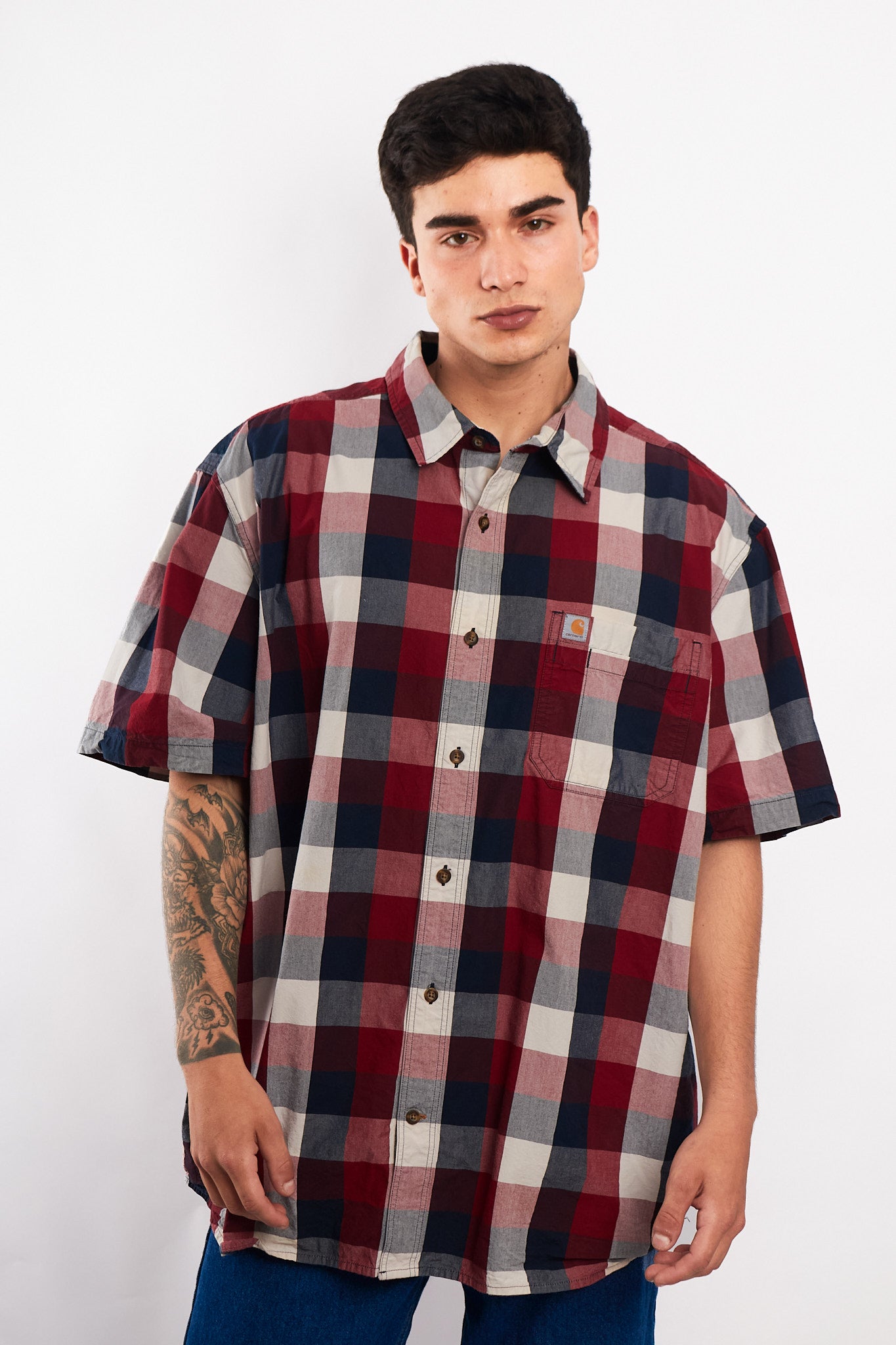 2000 Carhartt Plaid Shirt (L/XL)