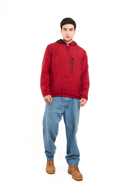 2000 Vintage Nautica Reversible Sherpa/Windbreaker Jacket (M/L)