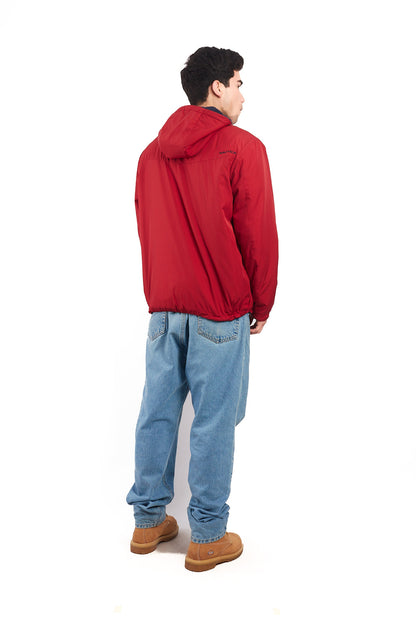 2000 Vintage Nautica Reversible Sherpa/Windbreaker Jacket (M/L)