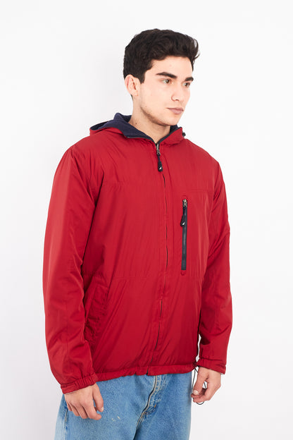 2000 Vintage Nautica Reversible Sherpa/Windbreaker Jacket (M/L)