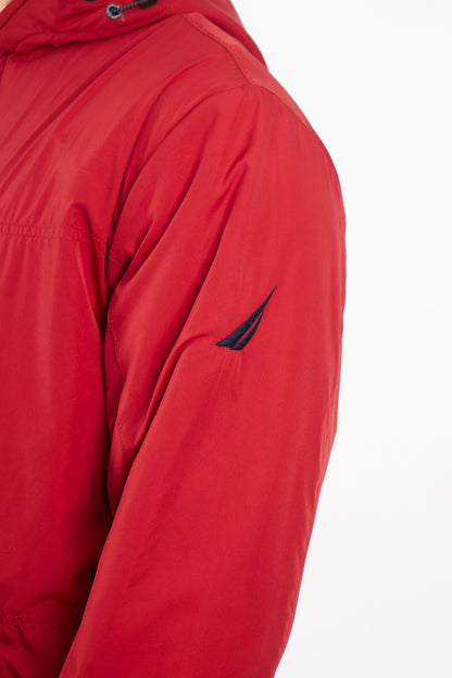 2000 Vintage Nautica Reversible Sherpa/Windbreaker Jacket (M/L)